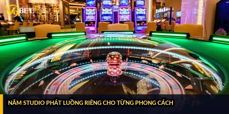 5 studio phát luồng riêng cho từng phong cách