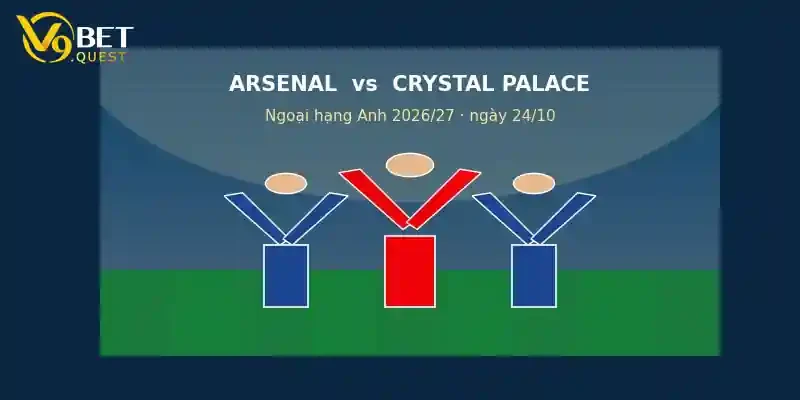 Soi kèo Arsenal vs Crystal Palace ngày 24/10