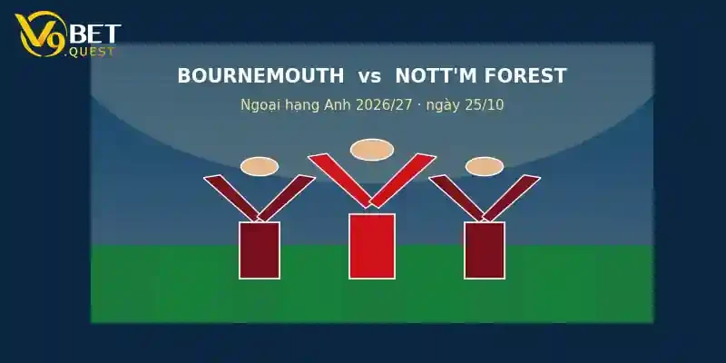 Soi kèo Bournemouth vs Nottingham Forest – V9bet
